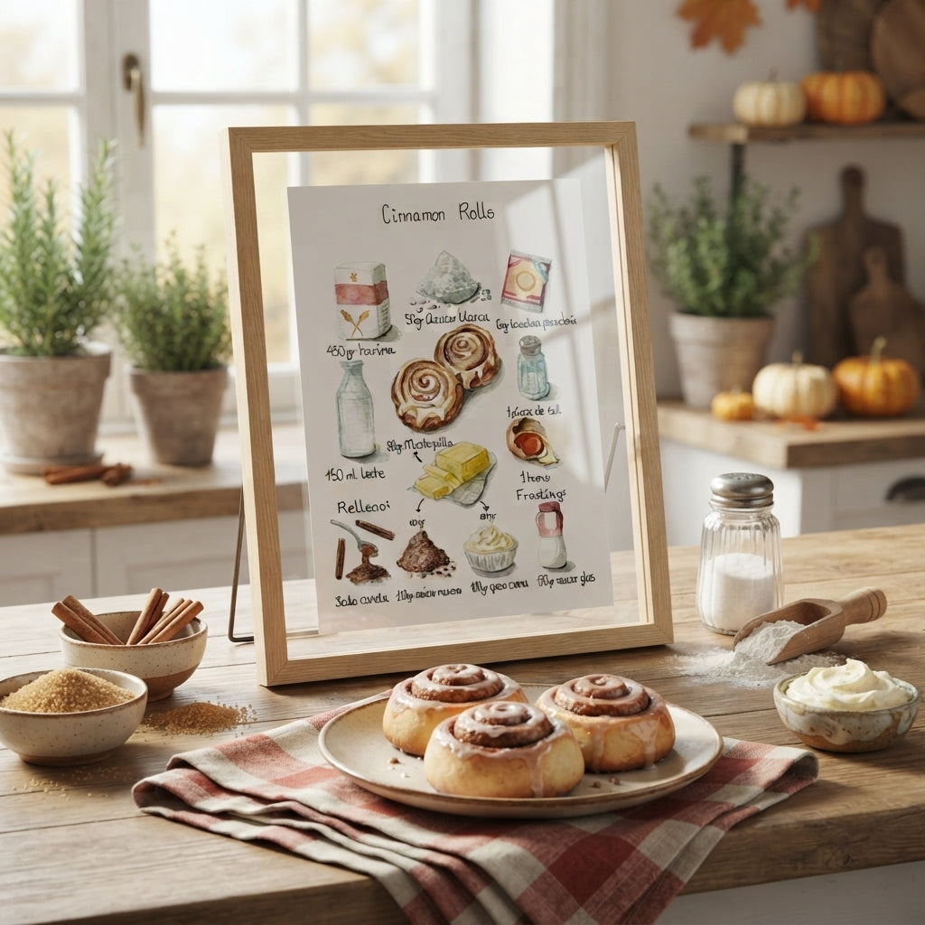 Receta Cinnamon Rolls 🥐